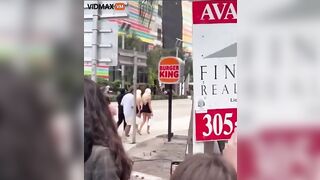 Miami Man Spotted Walking Two Blonde Twins