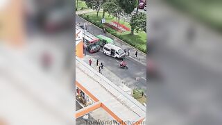 Man Gets Into Argument With Crazy Woman And Her Even Crazier Driver