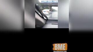 Man Was Stuck In Windshield At 110 Km/h