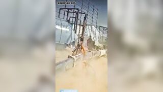 Man Crushed To Death By Crane Arm