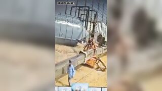 Man Crushed To Death By Crane Arm