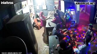 Man Beats Bartender With Stool