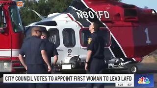 Meet The Los Angeles Fire Chief. She’s A DEI Lesbian, Of Course.