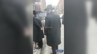 Minivan Hits Sidewalk