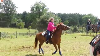 Down: Horse Rolls Backwards Onto Rider - Video