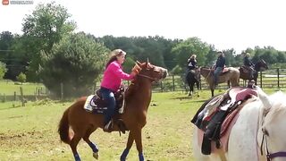 Down: Horse Rolls Backwards Onto Rider - Video