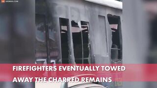 Good Citizen Saves Elderly Man From Burning Bus - Video