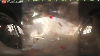 Brutal Moment: Car Rams Bull At 180km/h