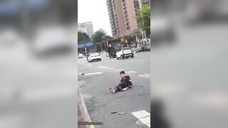 Man Suffers Broken Leg After Car Accident