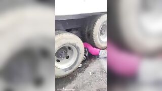 Haitian Woman Survives Being Crushed By Truck