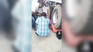 Haitian Woman Survives Being Crushed By Truck