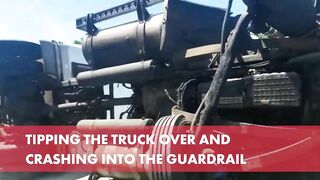 Hero Driver Steps In After Crazy Truck Accident