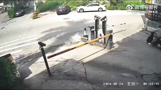 Motorcyclist Crashes Into Parked Car At High Speed