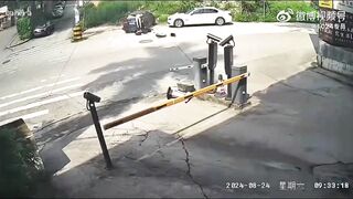 Motorcyclist Crashes Into Parked Car At High Speed