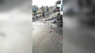 Horrible Aftermath Of A Car Accident