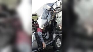 Horrible Aftermath Of A Car Accident