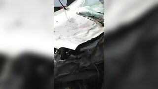 Horrible Aftermath Of A Car Accident