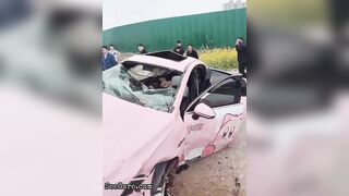 The Terrible Consequences Of A Pink Car Accident