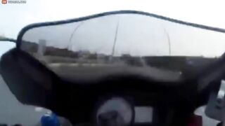 Horror Moment Cyclist Films His Own Death Because He Couldn't Slow Down