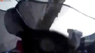 Horror Moment Cyclist Films His Own Death Because He Couldn't Slow Down