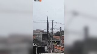 Horrifying Video Shows Passenger Plane Crashing In Sao Paulo