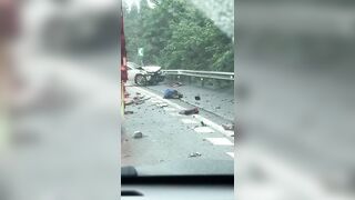 Horrific Fatal Motorcycle Accident On Chinese Roads