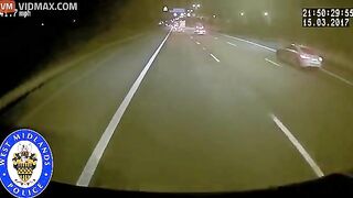 Horrifying Moment Dashcam Shows Truck Smash Into Two Cars