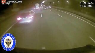 Horrifying Moment Dashcam Shows Truck Smash Into Two Cars