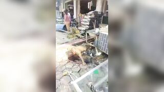 Out-of-control Pickup Truck Crushes Everything In Its Path