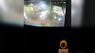 Pedestrian Killed While Crossing Road With Umbrella