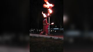 Fire Breathing Performance