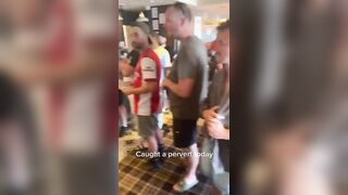 Pervert Takes Photos Of Slut's Wet Ass In Bar