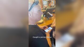 Pervert Takes Photos Of Slut's Wet Ass In Bar
