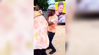 Playing Drums With Her Big Fat Tits