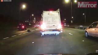 Horrific Crash Sends Motorcyclist Flying Into The Air