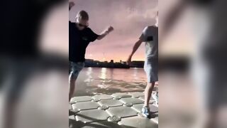 Horrifying Moment Dancing Tourist Is Struck By Lightning