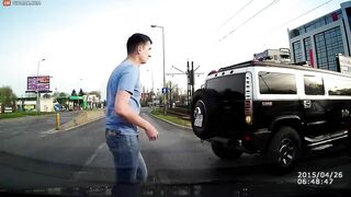 Hummer Hit By Speeding Car