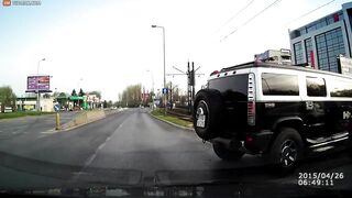 Hummer Hit By Speeding Car