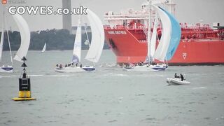 Sailing Idiot Nearly Killed By Giant Oil Tanker