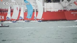 Sailing Idiot Nearly Killed By Giant Oil Tanker