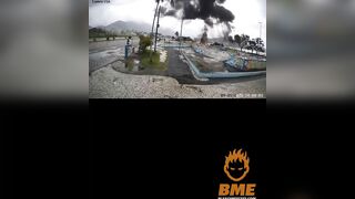 Private Plane Overshoots Runway And Explodes In Ubatuba