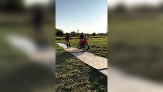 Pulling Someone Up A Ramp With An Off-road Vehicle