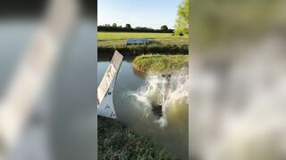 Pulling Someone Up A Ramp With An Off-road Vehicle