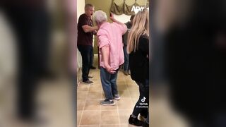 Right On Grandma's Ass