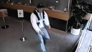 Robber Thought He Was Locked In Bank And Was Nearly Defeated By Door