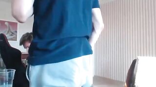 Russian Man Hits Girl In The Face, Another Man Intervenes