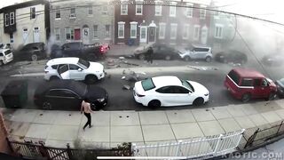 Philadelphia Accident: 4 Wanted, 1 Seriously Injured