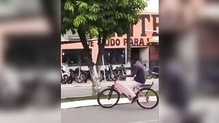 Disoriented Cyclist