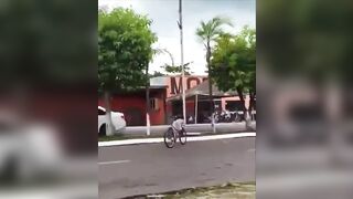 Disoriented Cyclist