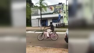 Disoriented Cyclist